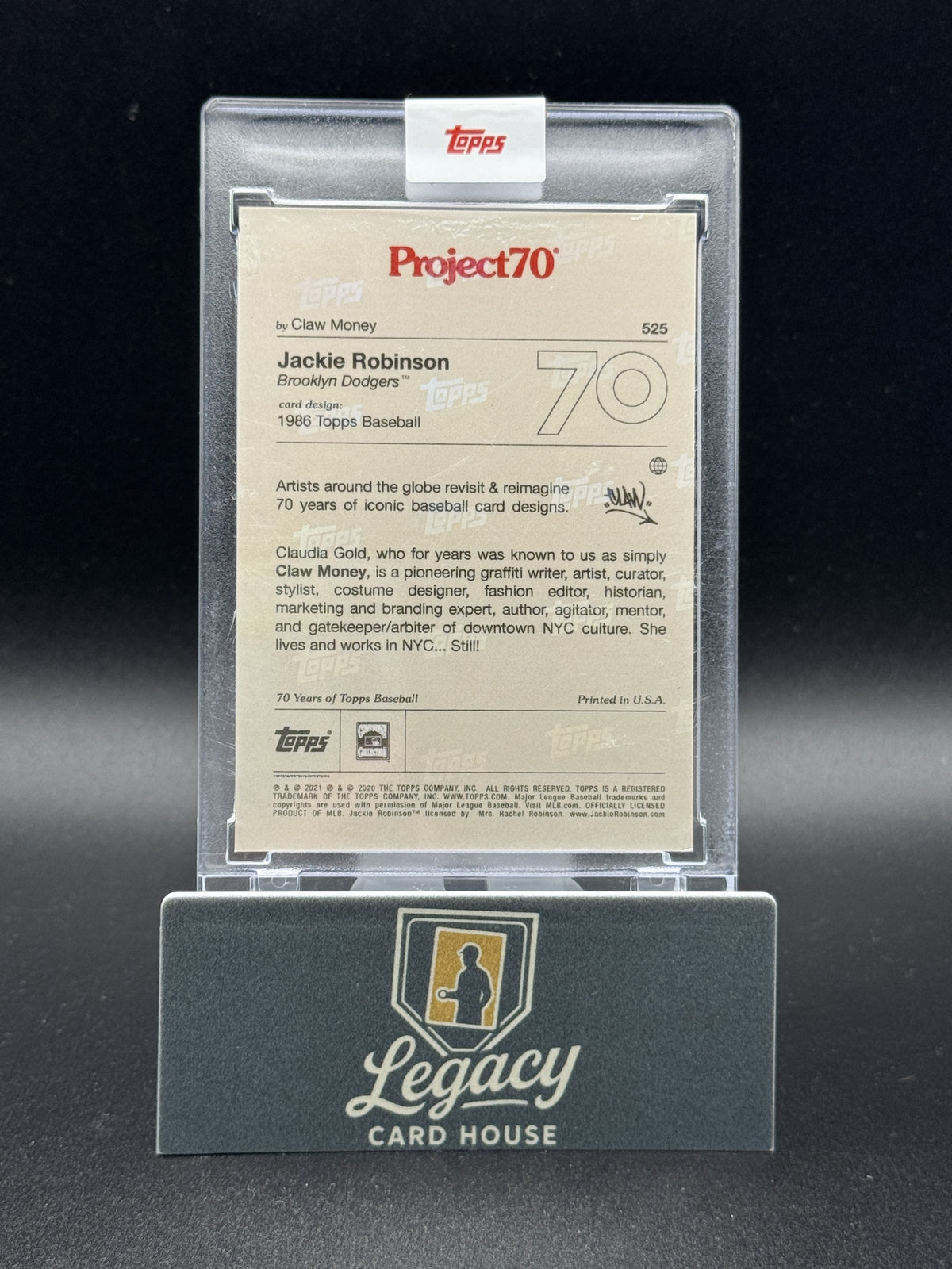 2021 22 Topps Project70 Jackie Robinson #525 Topps 2021-22 Project70