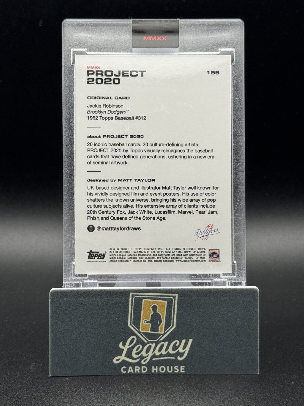 2020 Topps Project 2020 #156 Jackie Robinson