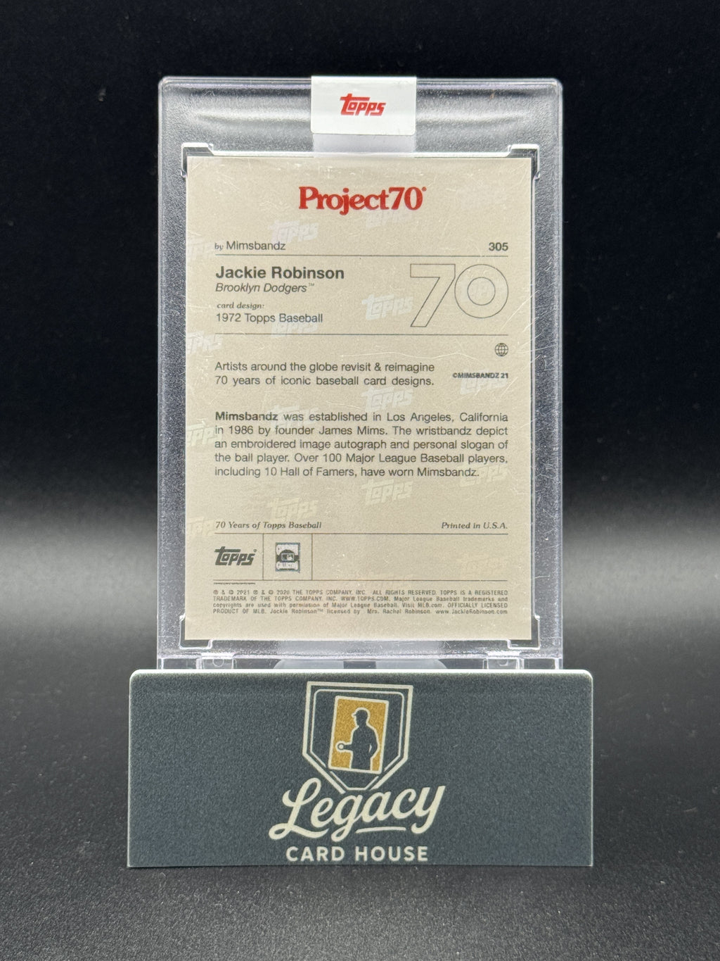 2021-22 Topps Project70 #305 Jackie Robinson