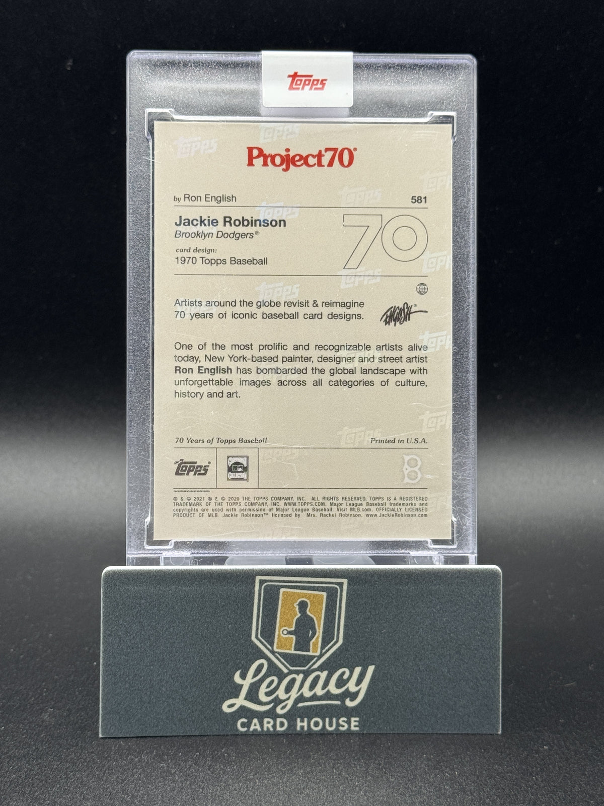 2021-22 Topps Project70 #581 Jackie Robinson