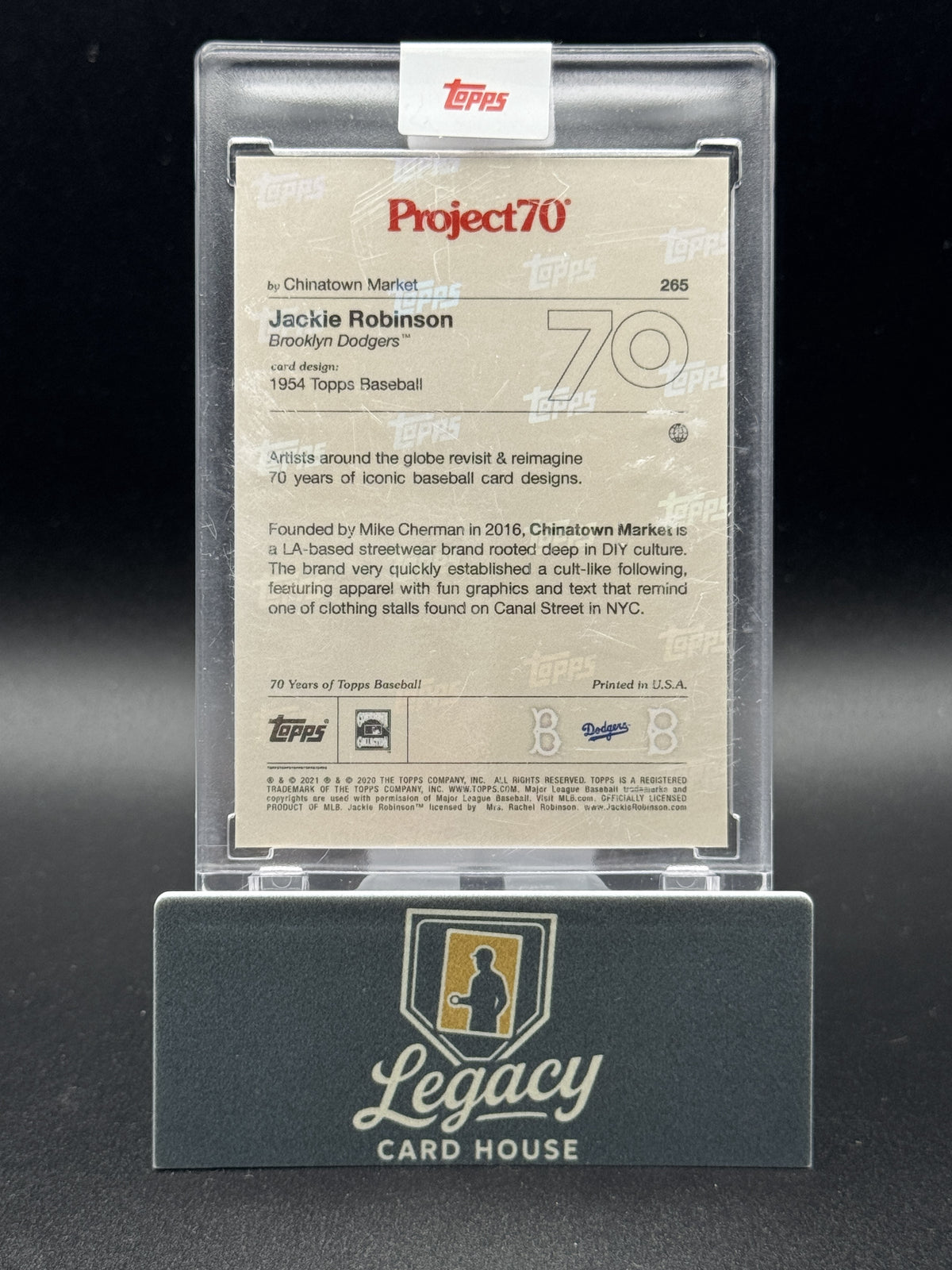 2021-22 Topps Project70 #265 Jackie Robinson