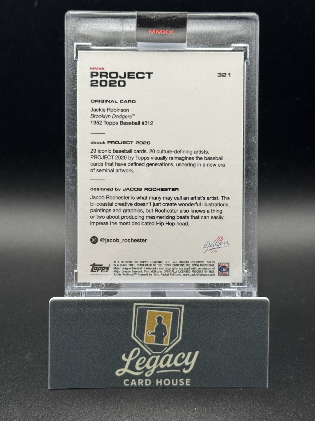 2020 Topps Project 2020 #321 Jackie Robinson