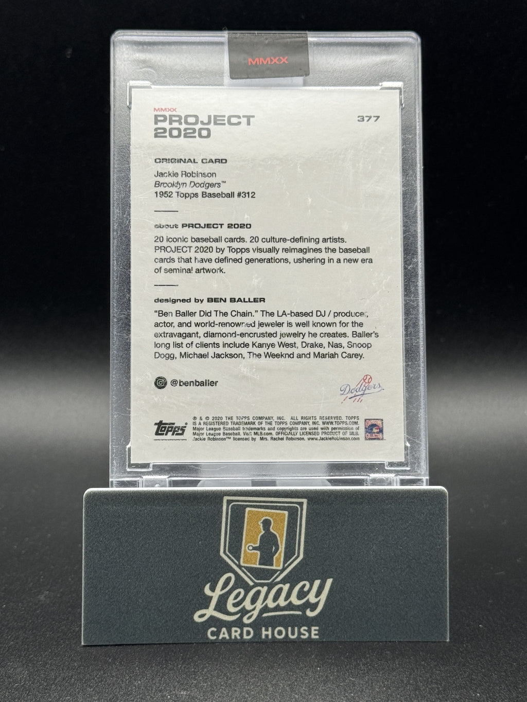 2020 Topps Project 2020 #377 Jackie Robinson