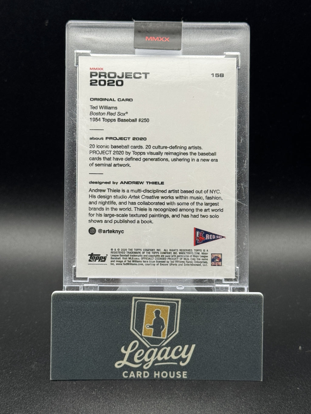 2020 Topps Project 2020 #158 Ted Williams