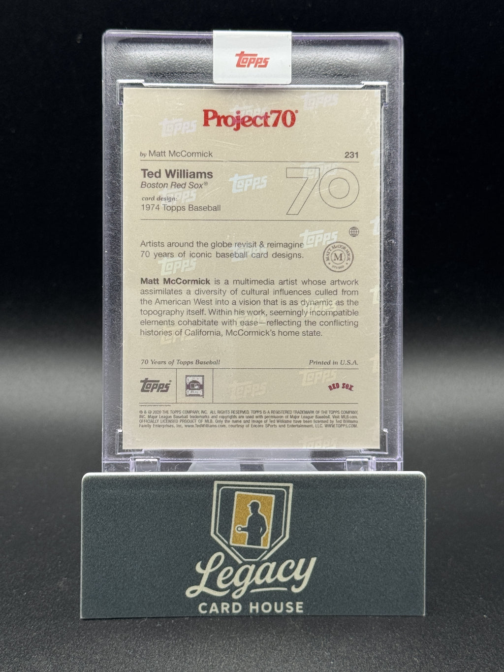 2021 22 Topps Project70 Ted Williams #231 Topps 2021-22 Project70