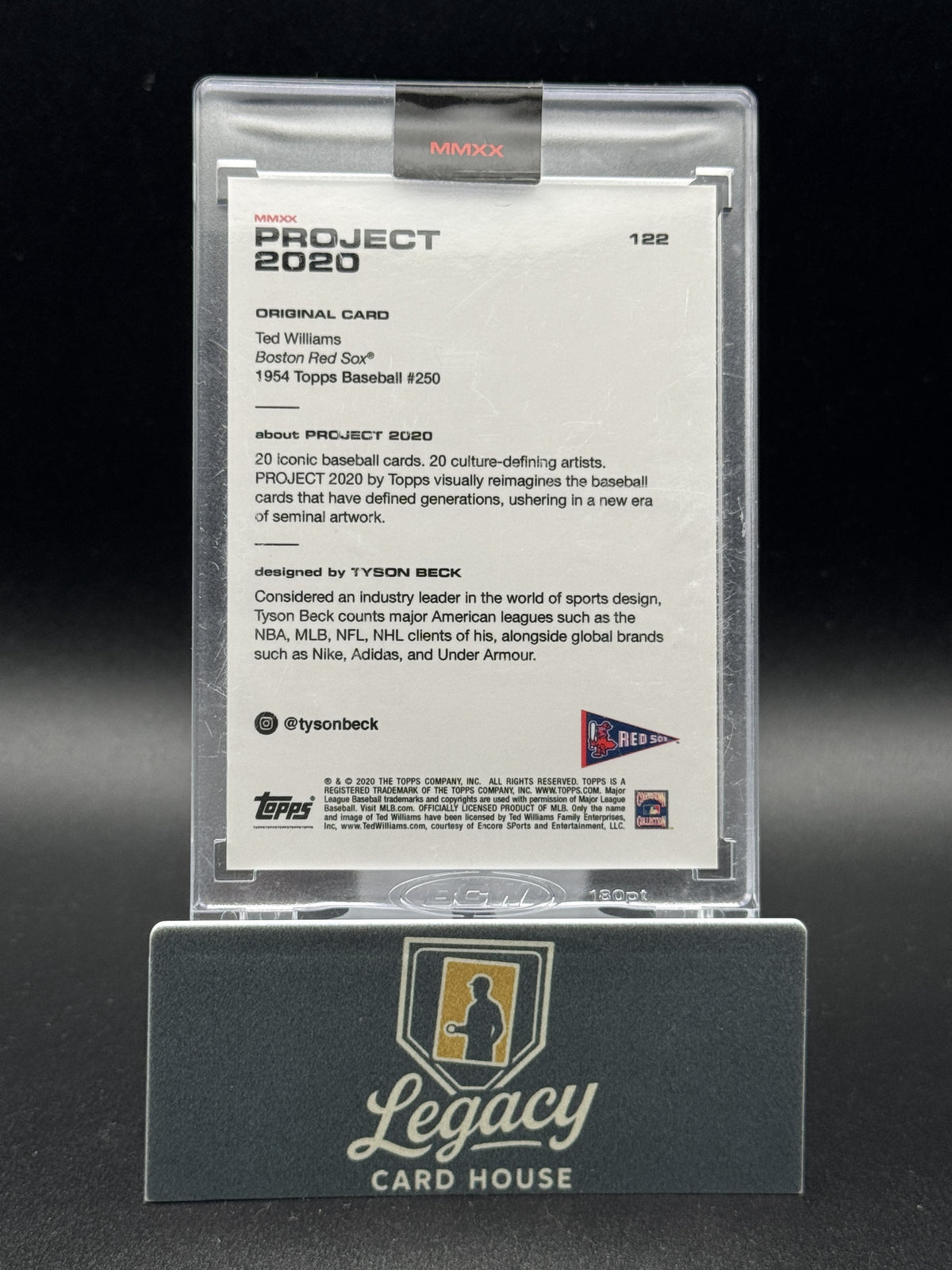 2020 Topps Project 2020 #122 Ted Williams