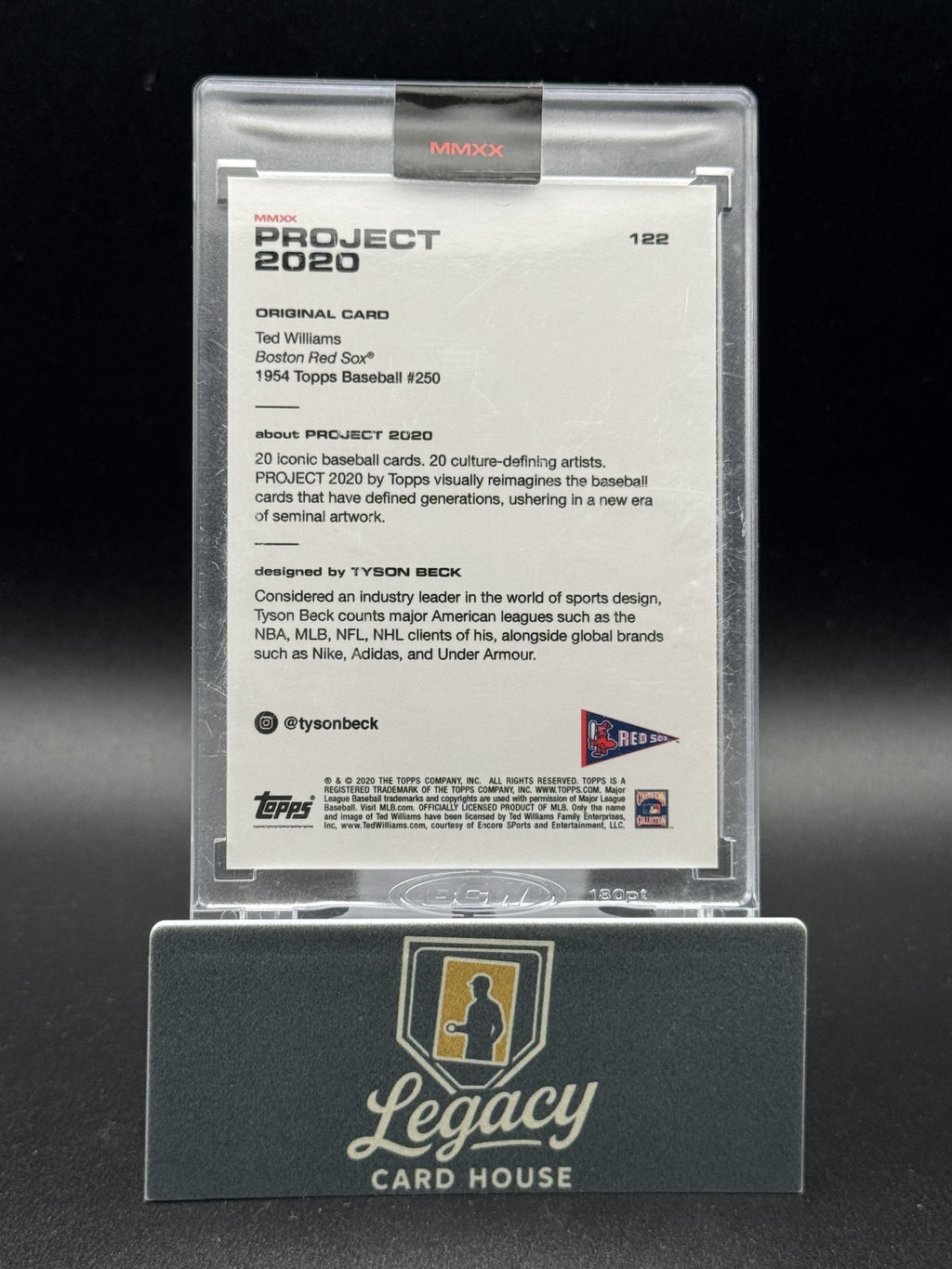 2020 Topps Project 2020 #122 Ted Williams