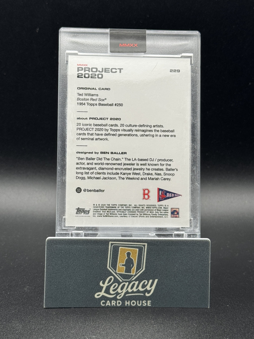 2020 Topps Project 2020 #229 Ted Williams