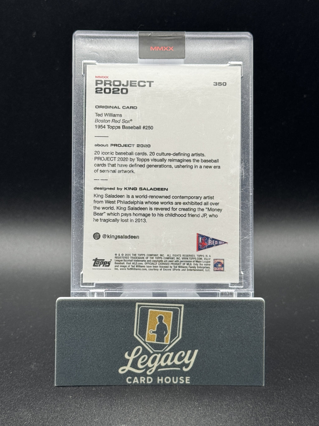 2020 Topps Ted Williams #350 2020 Project