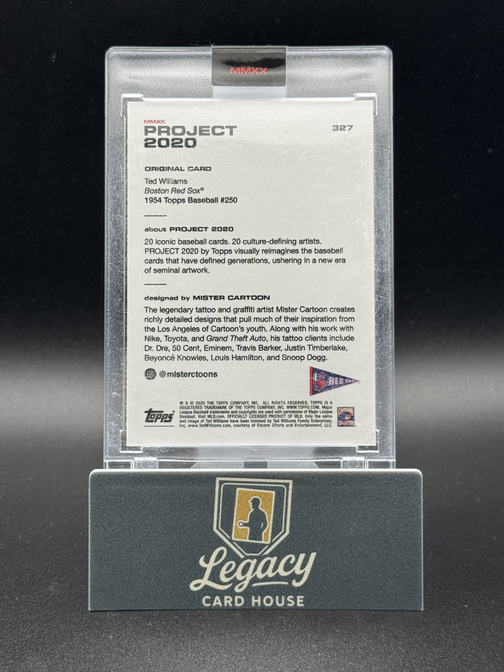 2020 Topps Project 2020 #327 Ted Williams
