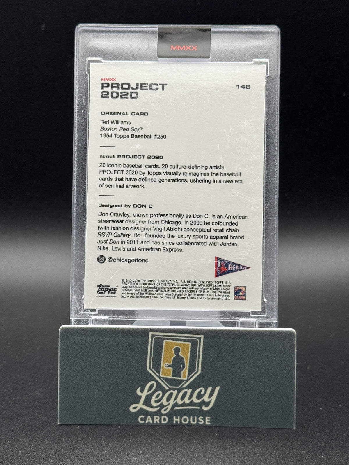 2020 Topps Project 2020 #146 Ted Williams
