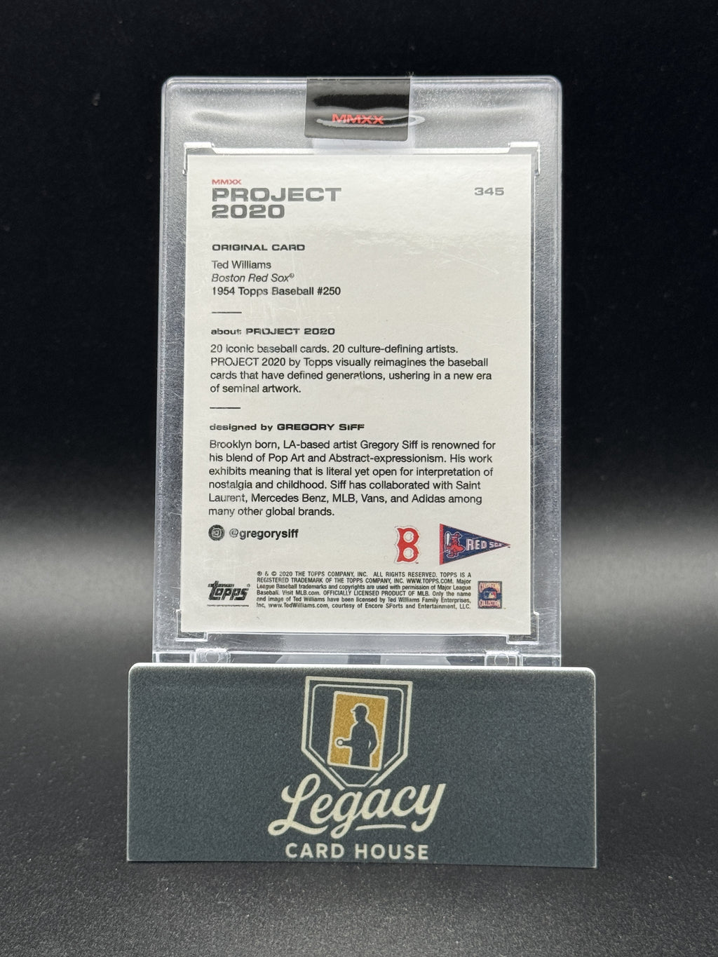 2020 Topps Project 2020 #345 Ted Williams
