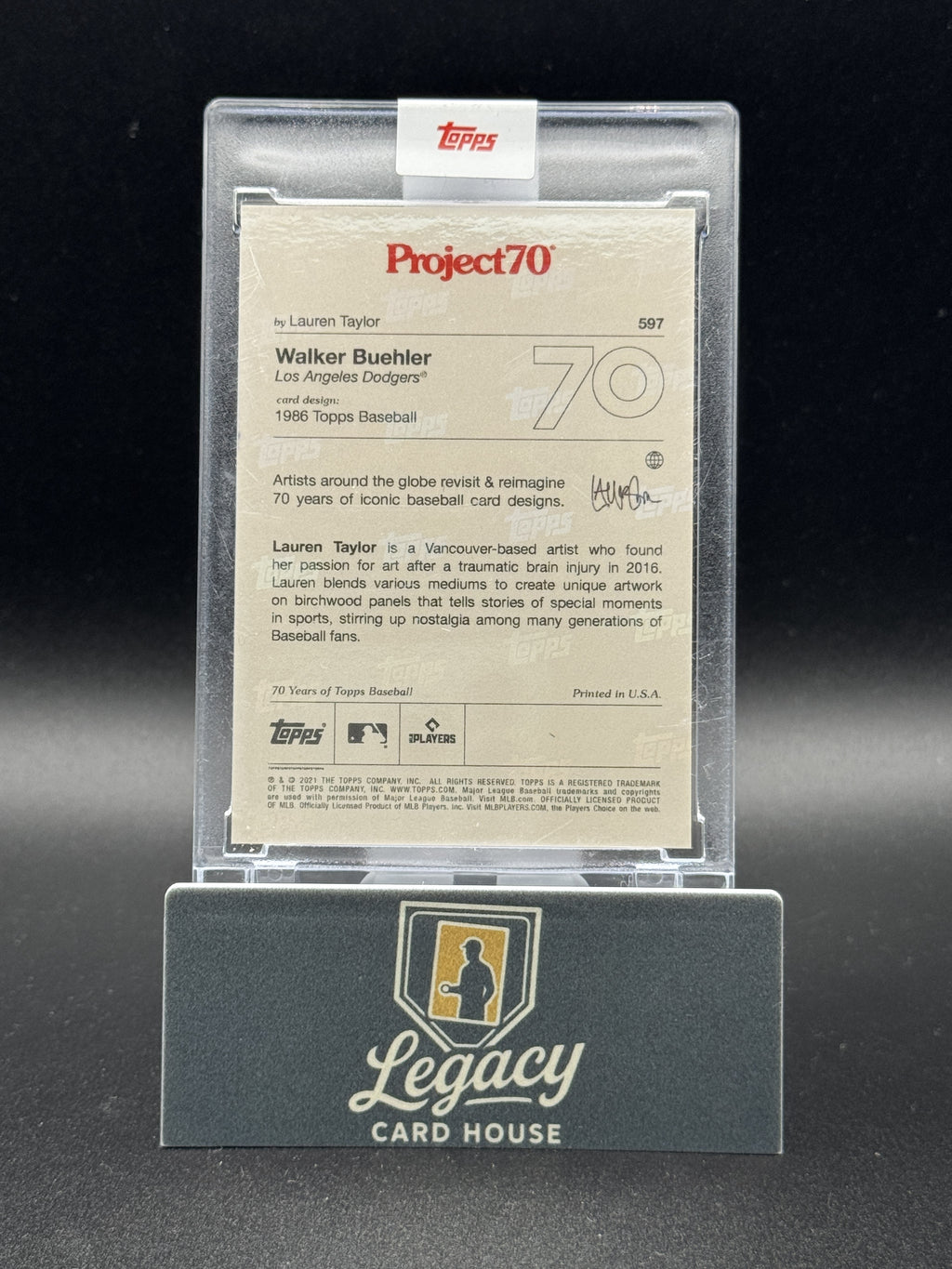 2021-22 Topps Project70 #597 Walker Buehler