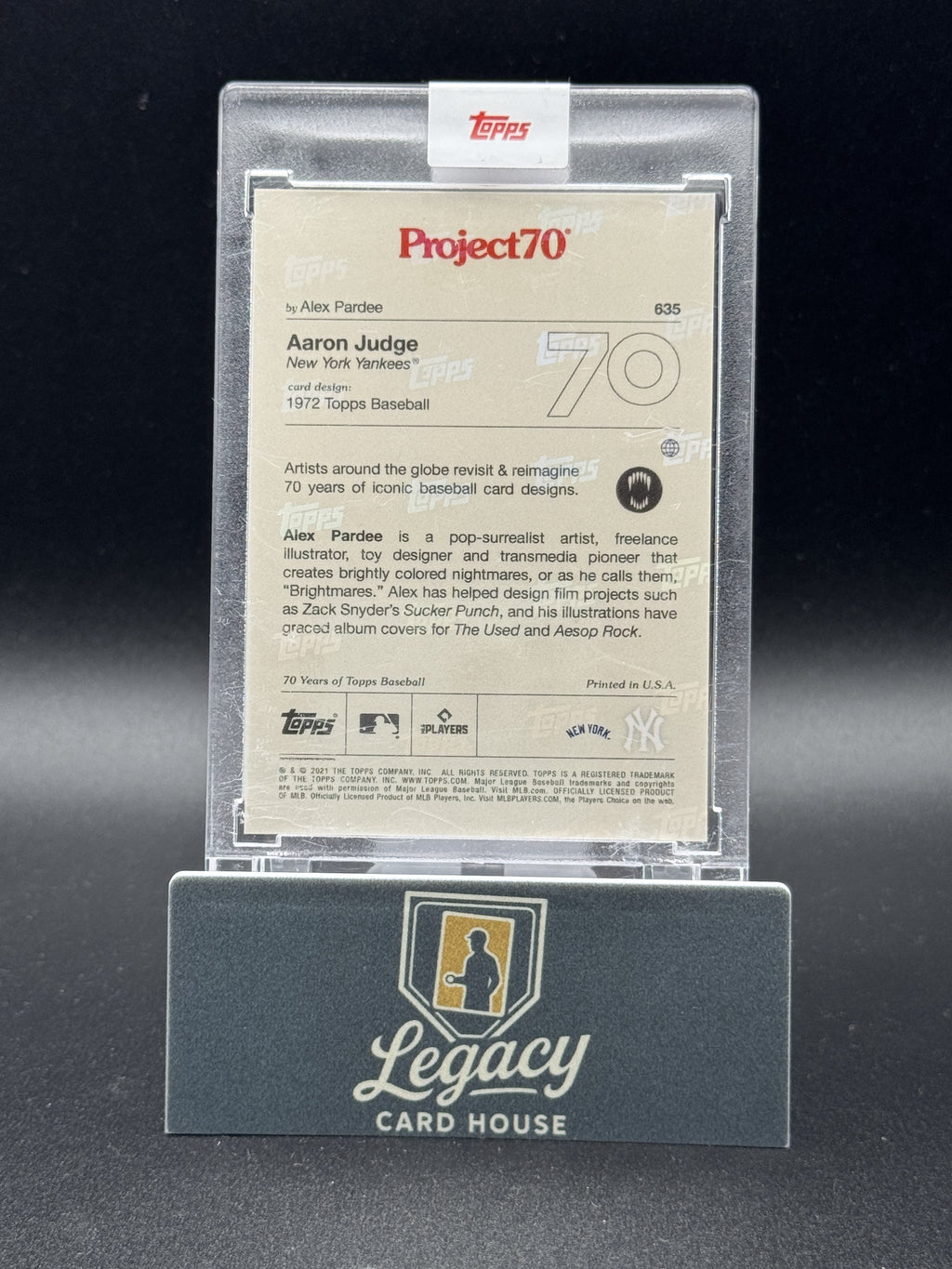 2021-22 Topps Project70 #635 Aaron Judge