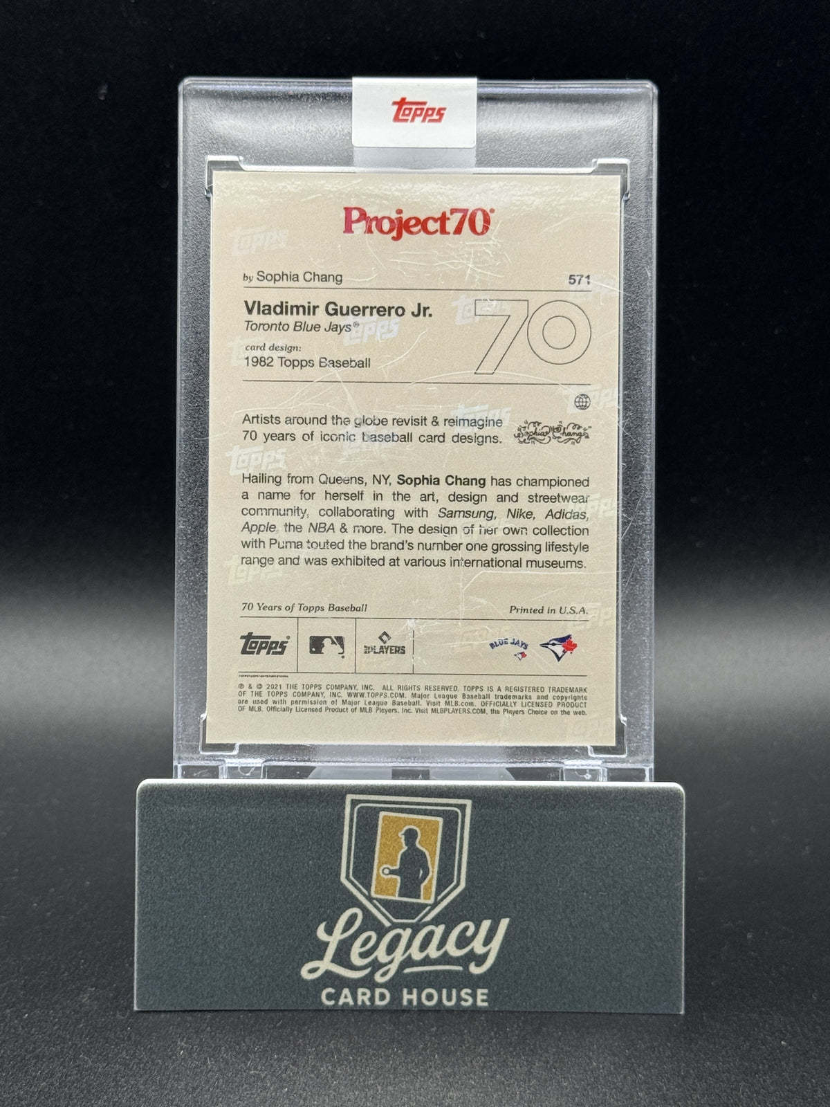 2021 22 Topps Project70 Vladimir Guerrero Jr. #571 Topps 2021-22 Project70