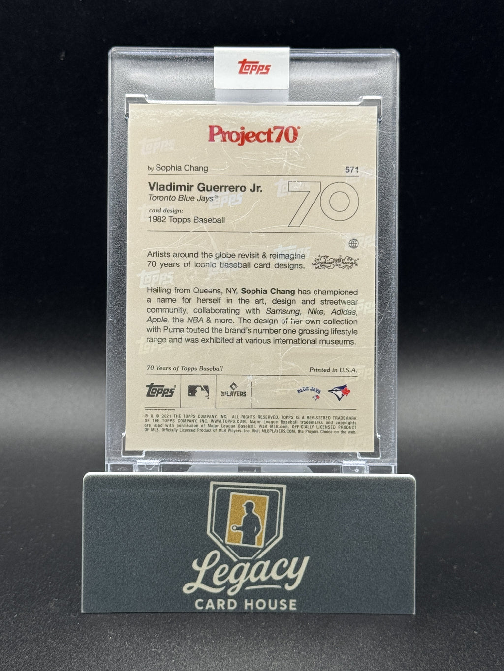 2021 22 Topps Project70 Vladimir Guerrero Jr. #571 Topps 2021-22 Project70