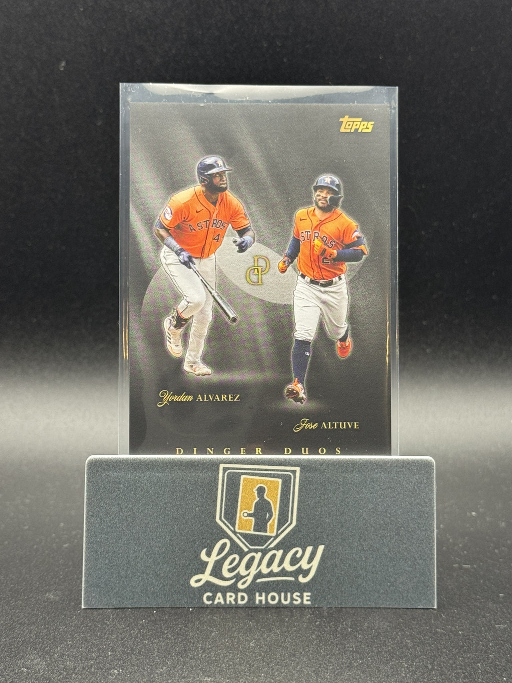 2025 Topps Dynamic Duals #DD-08 Yordan Alvarez / Jose Altuve Dinger Duos