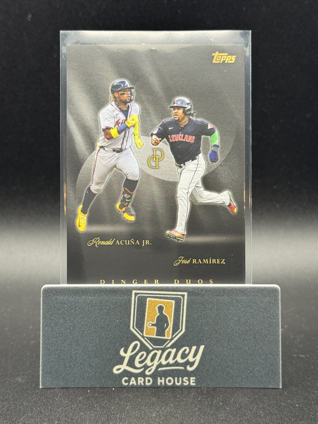 2025 Topps Dynamic Duals #DD-05 Ronald Acuña Jr. / José Ramírez Dinger Duos