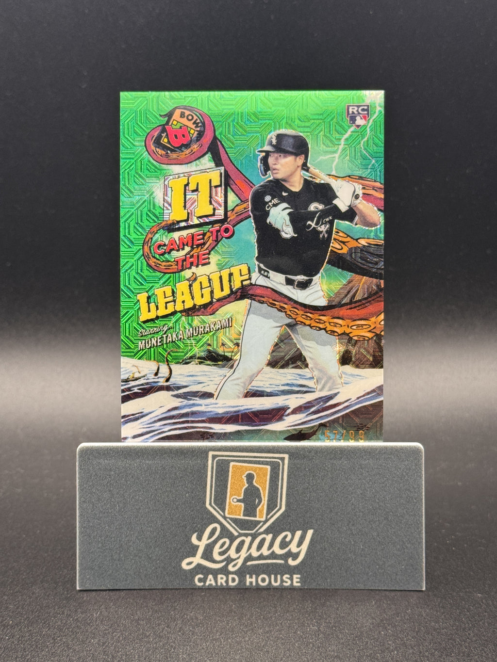 2026 Bowman Chrome #IT-10 Munetaka Murakami It Came to the League Mojo Green /99