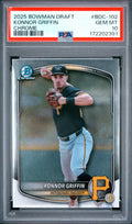 2025 Bowman Draft #BDC-102 Konnor Griffin Chrome PSA 10
