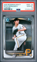 2025 Bowman Draft #BDC-25 Seth Hernandez Chrome PSA 10