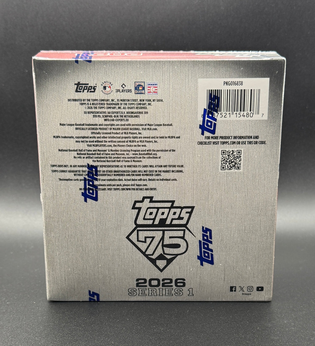 2026 Topps Series 1 Mega Box, Sealed and Ready to Ship