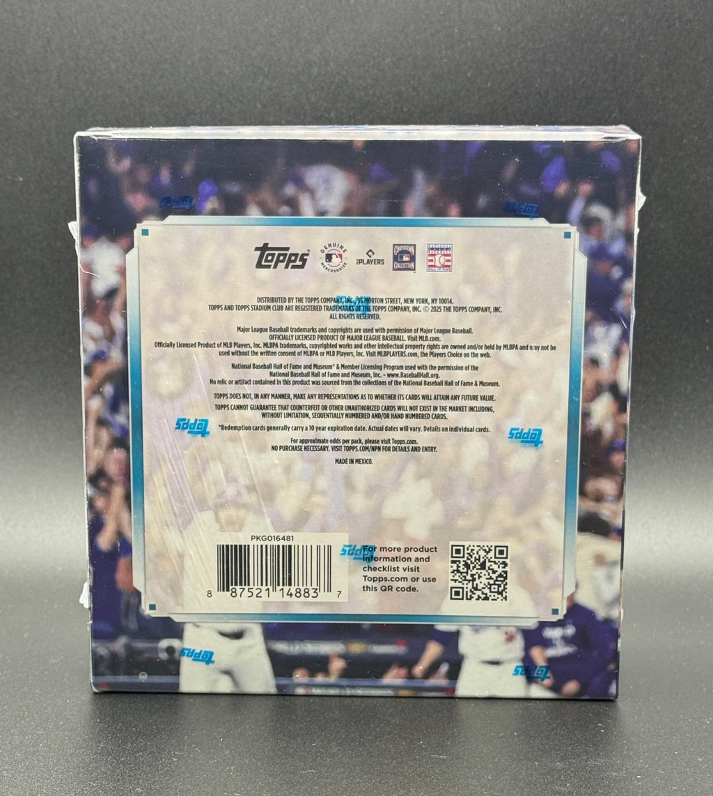2025 Topps Stadium Club Mega Box, Sealed and ready to ship